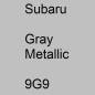 Preview: Subaru, Gray Metallic, 9G9.